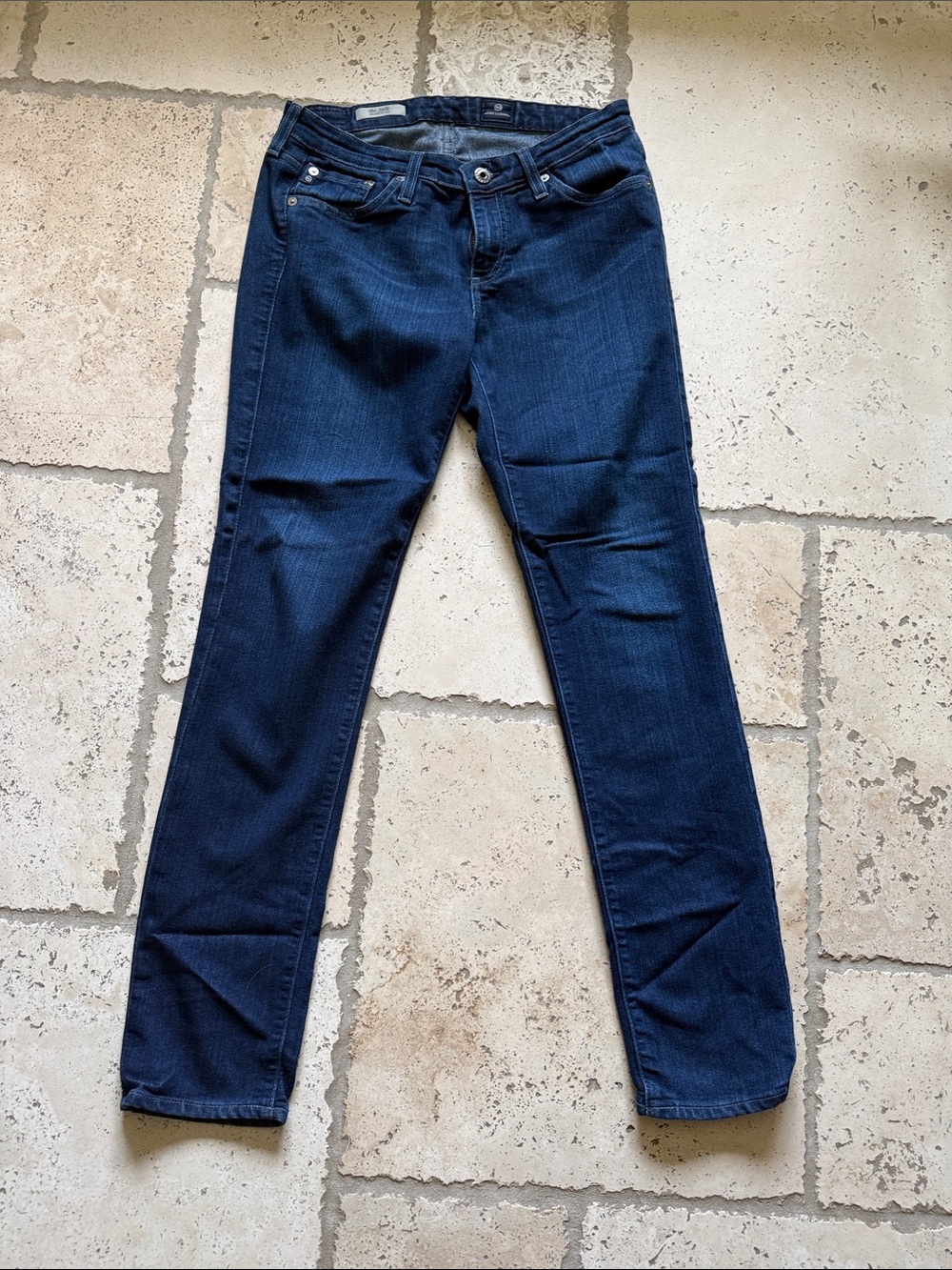 Ag Adriano Goldschmied Men's Straight Jeans in Deep Indigo